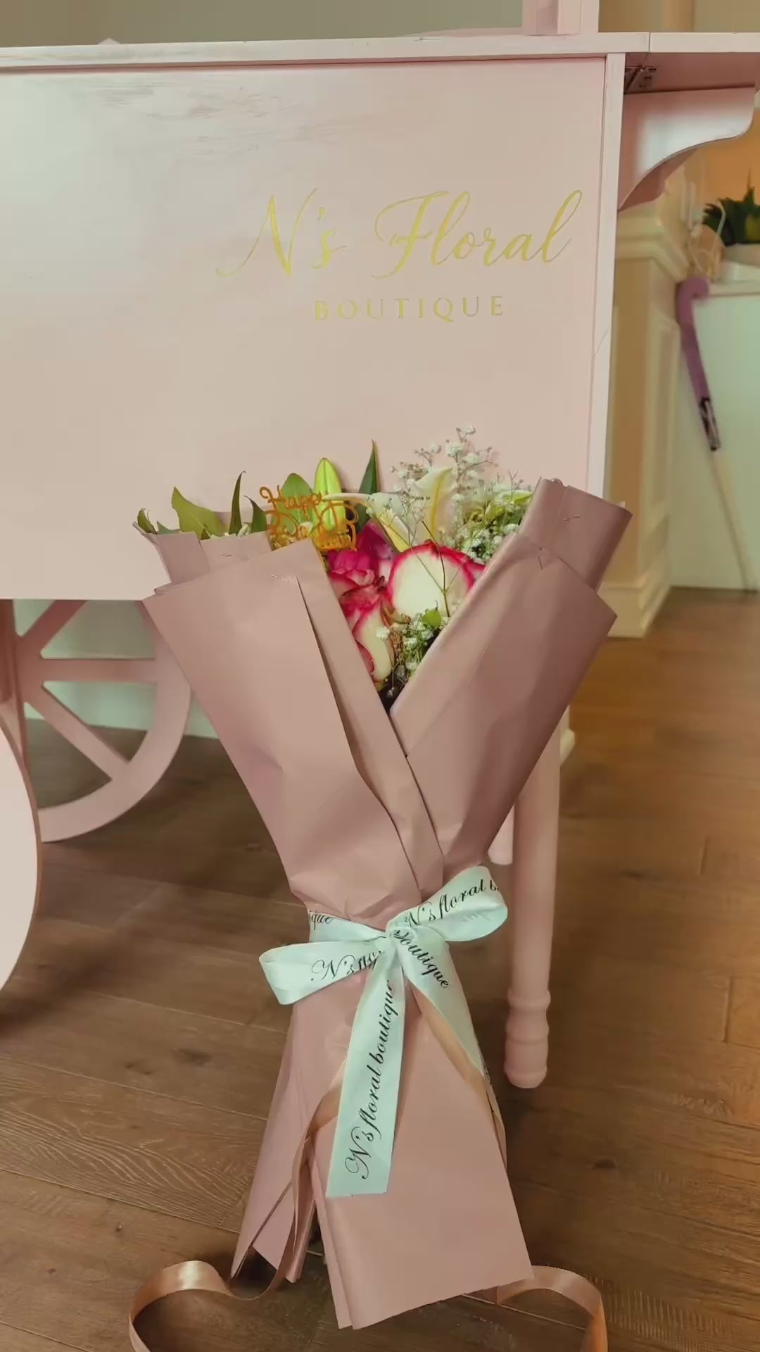 The Blushing Lily Bouquet 🌸